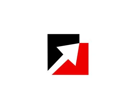 Arrow logo vector icon template Stock Illustration