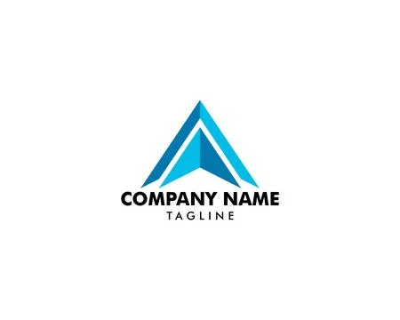 Arrow logo vector icon template Stock Illustration