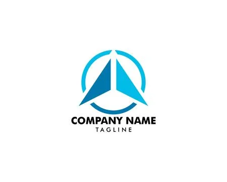 Arrow logo vector icon template Stock Illustration
