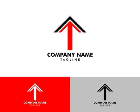 Arrow logo vector icon template Stock Illustration