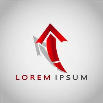 ARROW LOREM IPSUM 2017 2 Stock Illustration