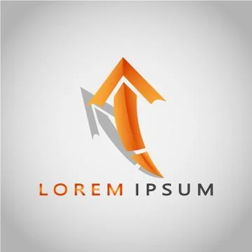 ARROW LOREM IPSUM 2017 3 Stock Illustration