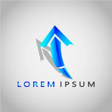 ARROW LOREM IPSUM 2017 Stock Illustration