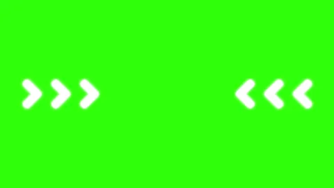 Arrow to the middle animated green screen looping direction arrow to the mi.. Stock Footage 257172856