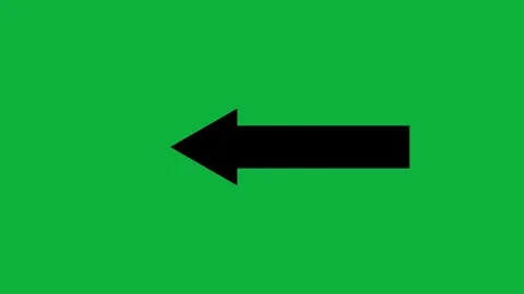Arrow modern line style icon. neon arrow left, abstract moving neon arrow f.. Video stock 310755822
