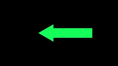 Arrow modern line style icon. neon arrow left, abstract moving neon arrow f.. Stock Footage 310755828