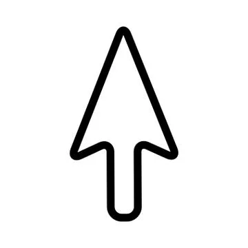 Arrow mouse pointer icon 스톡 일러스트