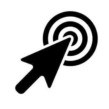 Arrow mouse pointer icon 스톡 일러스트