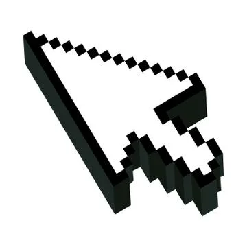 Arrow mouse pointer icon Ilustração Stock
