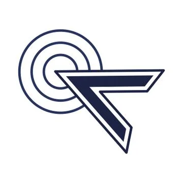 Arrow mouse pointer icon Illustrazione stock