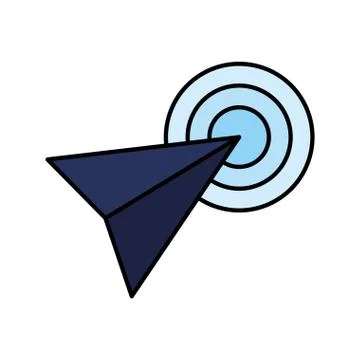 Arrow mouse pointer icon Illustrazione stock