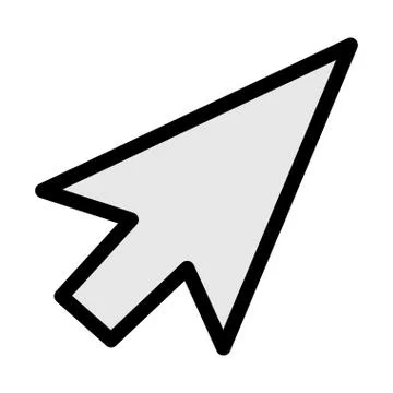 Arrow mouse pointer icon 스톡 일러스트