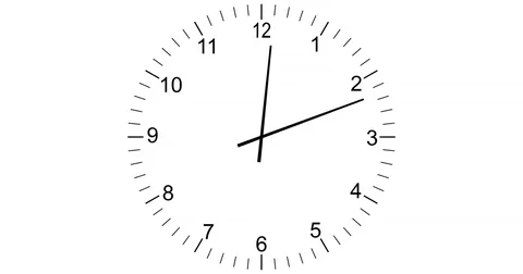 Arrow movement on the dial, 12-hour cycle, looping, 4K timelapse video Stock Footage 84188316