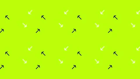 Arrow Pattern Green Stock Footage 223318098