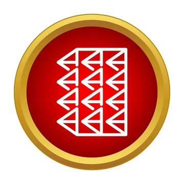 Arrow pattern icon representing data organization concept イラスト素材