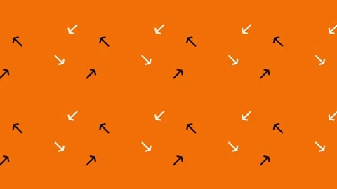 Arrow Pattern orange Stock Footage 223318849