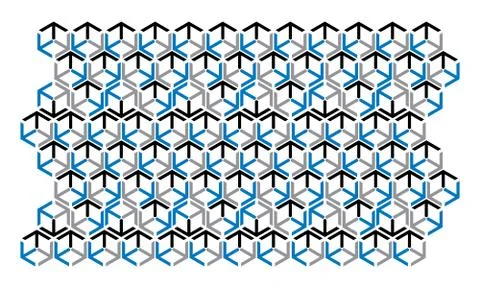 Arrow Pattern Repeat Illustrazione stock