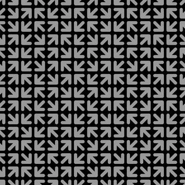 Arrow pattern seamless. Arrows background. Illustrazione stock