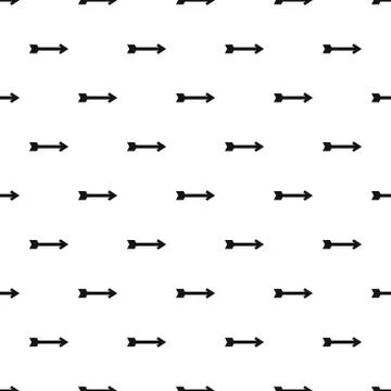 Arrow pattern seamless simple Stock Illustration