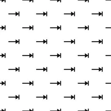Arrow pattern seamless simple Stock Illustration