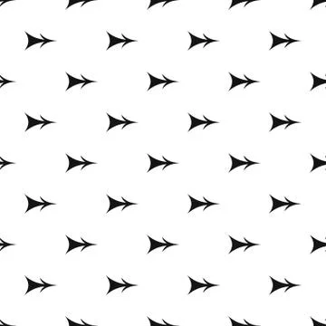 Arrow pattern seamless simple vector Stock Illustration