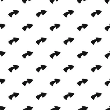 Arrow pattern seamless simple vector Illustrazione stock
