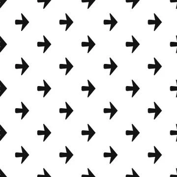 Arrow pattern seamless simple vector Stock Illustration