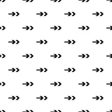 Arrow pattern seamless simple vector Stock Illustration