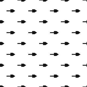 Arrow pattern seamless simple vector Illustrazione stock