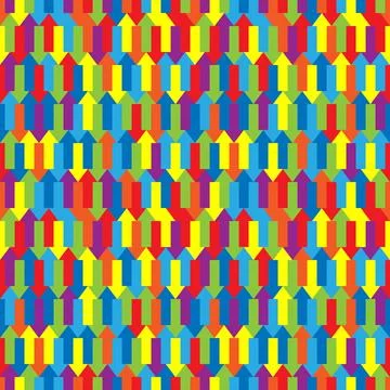 Arrow pattern seamless. Vector arrows abstract background. Illustrazione stock