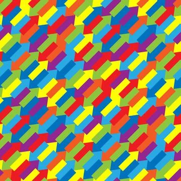 Arrow pattern seamless. Vector arrows abstract background. Stock Illustration