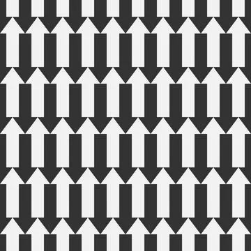 Arrow pattern seamless. Vector arrows abstract background. Stock Illustration