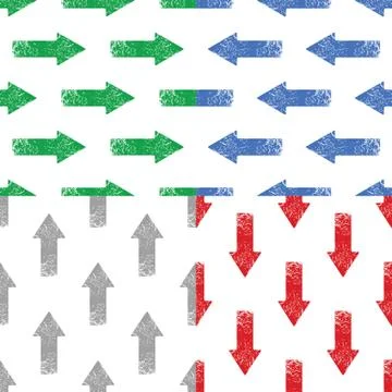 Arrow pattern set イラスト素材