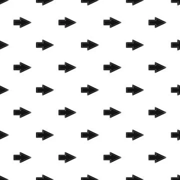 Arrow pattern, simple style Stock Illustration