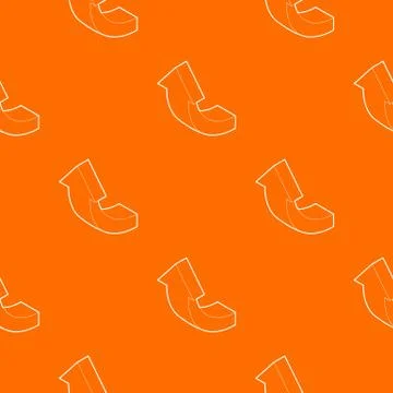 Up arrow pattern vector orange Stockillustratie