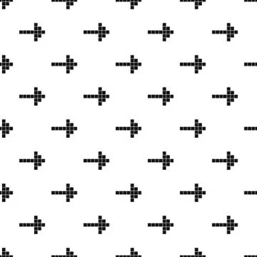 Arrow pattern vector seamless Stock Illustration