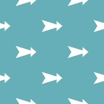 Arrow pattern vector seamless Stock Illustration