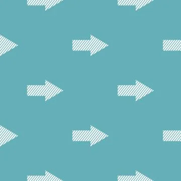 Arrow pattern vector seamless Illustrazione stock