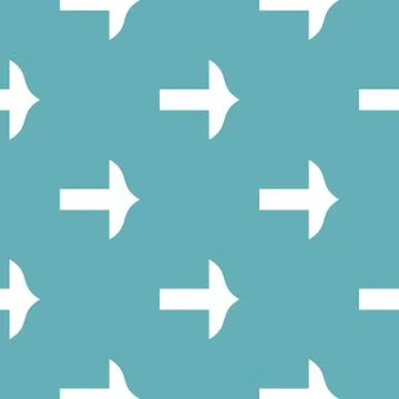 Arrow pattern vector seamless Stock Illustration