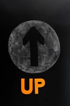 Arrow of up Stock Photos