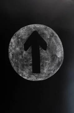 Arrow of up Foto stock