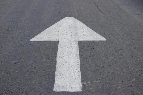 Up arrow. Stock Photos