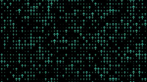 Arrow Pixel Motion Video Animated Background Stock Footage 346664185
