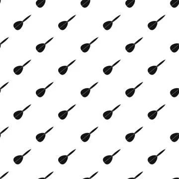 Arrow to play dart pattern Stock Illustration