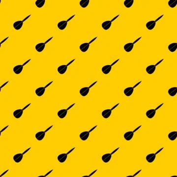 Arrow to play dart pattern Stock Illustration