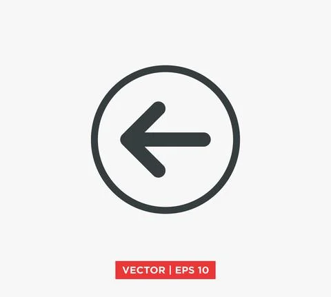 Arrow Point Mark Icon Vector Illustration Design Editable Resizable EPS 10 Stock Illustration