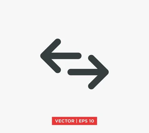 Arrow Point Mark Icon Vector Illustration Design Editable Resizable EPS 10 Stock Illustration