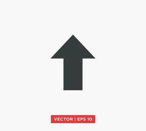 Arrow Point Mark Icon Vector Illustration Design Editable Resizable EPS 10 Stock Illustration