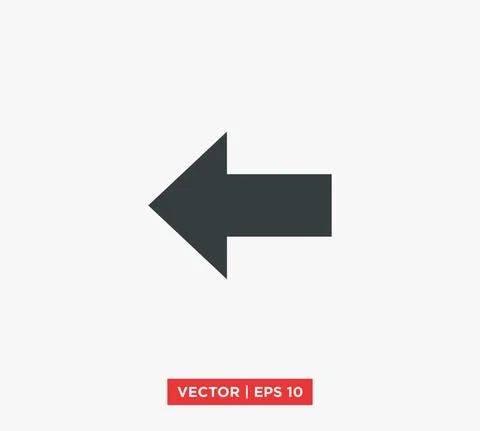 Arrow Point Mark Icon Vector Illustration Design Editable Resizable EPS 10 Stock Illustration