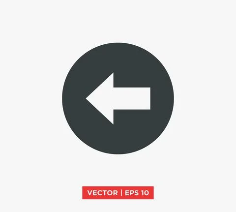 Arrow Point Mark Icon Vector Illustration Design Editable Resizable EPS 10 Stock Illustration